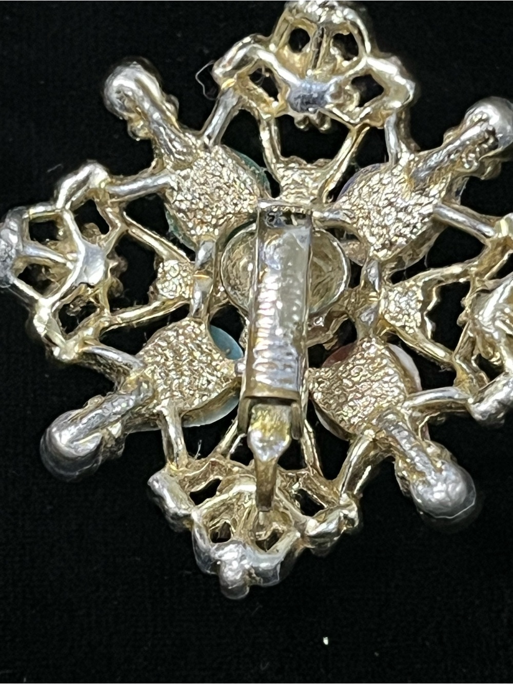 Vintage Sarah Coventry Galaxy Brooch & Clip Earrings Set 1789 - Picture 12 of 14